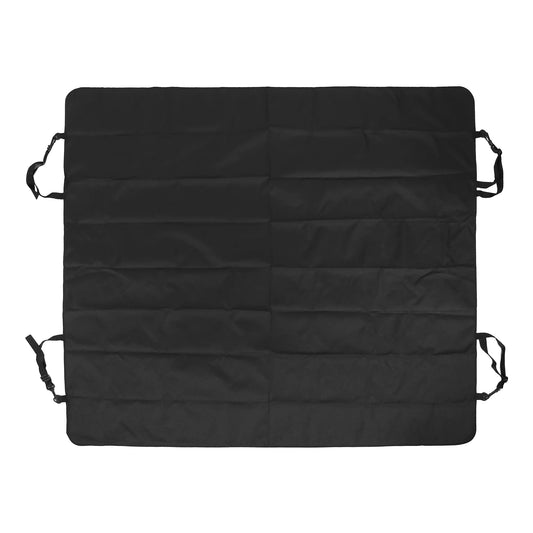 Premium Water-Resistant Dog Car Seat Cover - 56" x 53" Oxford Cloth in Black